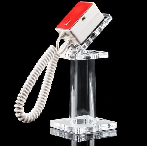 

10PCS Clear/ white Acrylic Mobile cell phone display stand holder universal General 3M tape