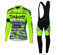 2016 Pro Team Tinkoff Cycling Jersey Long Sleeves font b Sports b font Jersey Cycling font
