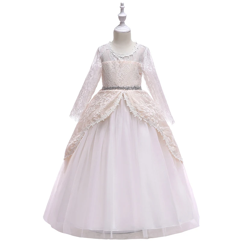 Г.; детское летнее кружевное платье с цветочным узором для свадебных церемоний; длинное вечернее платье для девочек; платье принцессы на День рождения; vestido infantil