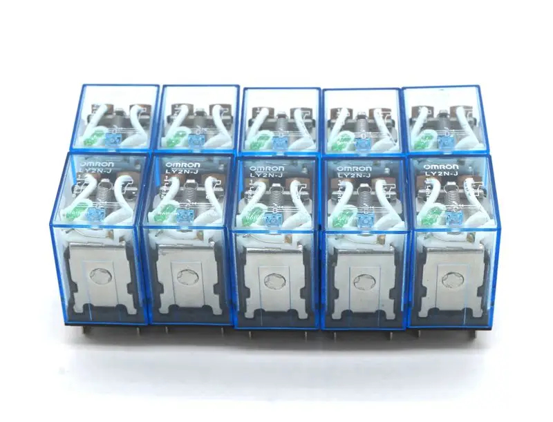 10 шт. реле Omron LY2NJ 220/240 В переменного тока маленькое А 8 контактная катушка DPDT|Реле| |
