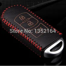 Genual кожаный чехол для ключей, автомобильный держатель для ключей, кошелек для ключей для Mazda 3 mazda 6 atenza, CX-5 CX-7, автомобильные аксессуары, автостайлинг