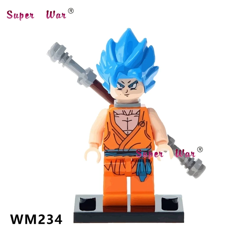 WM234 50 шт. строительные блоки Dragon Ball Z Аниме Мультфильм серии Сон Гоку Android 17 модели телебашни кирпичи для детей Детские игрушки - Цвет: WM234