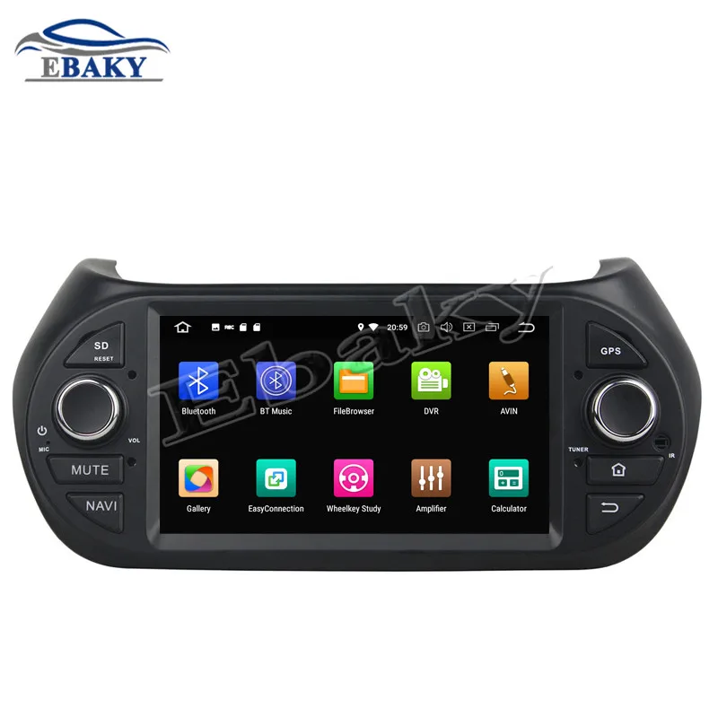 Perfect NaviTopia 4GB RAM 64GB ROM Octa Core Android 8.0 Car DVD Radio for Fiat Fiorino for Citroen Nemo for Peugeot Bipper 2008-2015 1