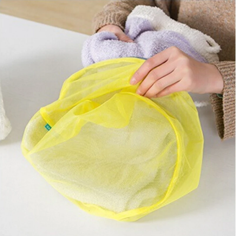 1pc print net material underwear care fine mesh laundry bag bra laundry