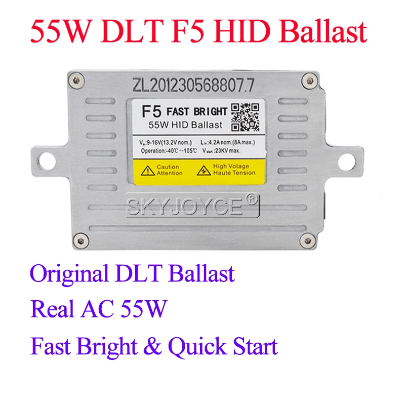 AC 55 Вт быстро яркий HID балласта ДЛТ F5 Быстрый старт реактора блок зажигания для автомобильных фар 55 Вт Xenon H7 H11 H1 D2H HID лампы комплект