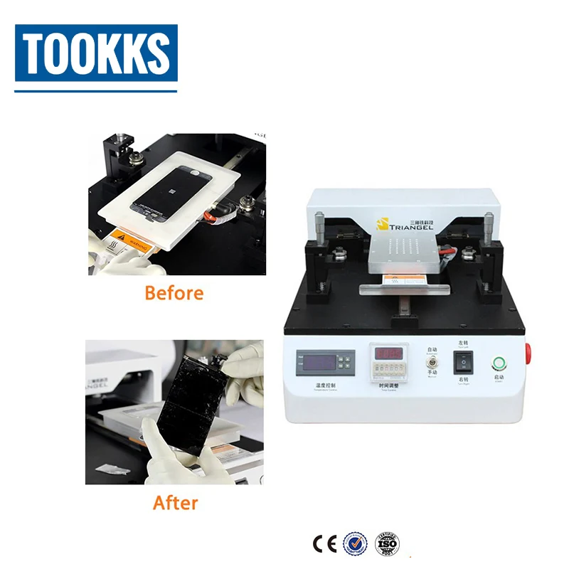  Built in Vacuum Pump Semi-automatic LCD Separator Touch Screen separator Machine For iPhone Samsung