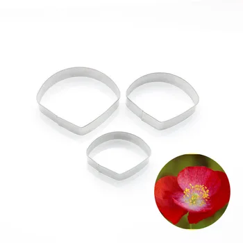 

Corn Poppy Petal Silicone Veiner & Cutter Flower Petal Cutter Fondant Sugarcraft Stainless Steel Cutter Cake Decorating Moulds