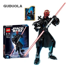 Best Price GUDUOLA Star Wars DARTH MAUL Figure Building Block Set New Arrive Toys For Children Compatible  starwars 75537 Boy Gift