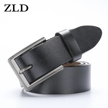 

ZLD High quality men's genuine leather belt designer belts men luxury strap male belts for men fashion pin buckle for jeans