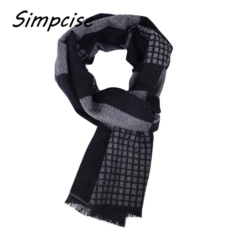 mens designer scarf Men Fashion Style Scarves 2017 New Arrival Hot Sale Windproof Warm Thick Winter Scarves Size 180cm A3A18822 hair scarf for men