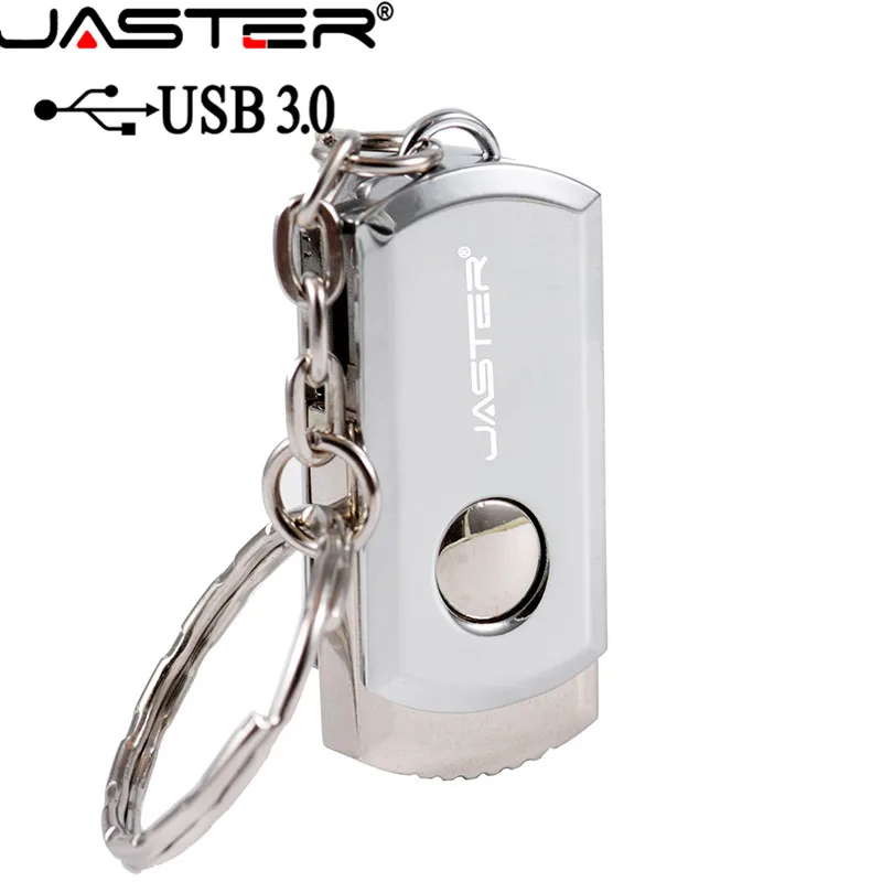 JASTER нержавеющая сталь USB Flash Drive 3 0 Флешка с брелок 128 Гб 64 32 16 8 4 Memory Stick|USB