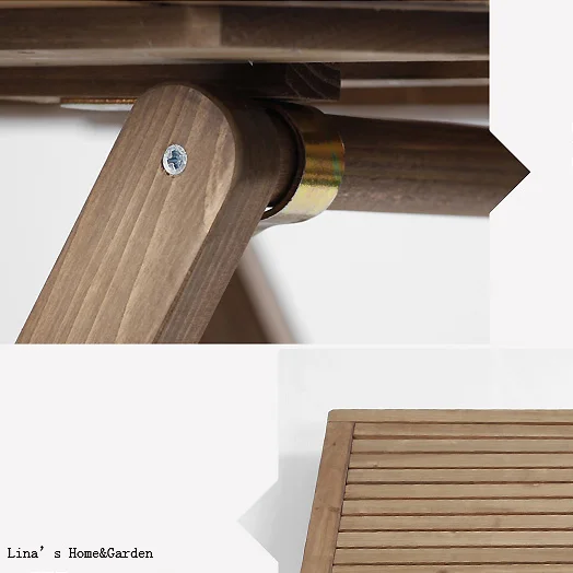 Natural Finish Handmade Solid Fir Wood Folding Side Table In Coffee Natural Finish Handmade Solid Fir Wood Folding Side Table 5