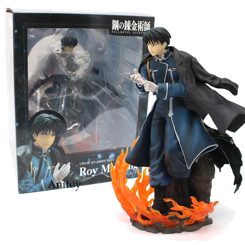 

Anime Fullmetal Alchemist Roy Mustang 1/8 Scale Pre-Painted Figure PVC Collectible Model Toy 21.5cm