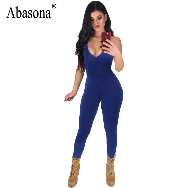 Abasona для женщин Летний комбинезон комбидресс облегающие Женские брюки комбинезоны для девочек спинки кружево до повязки Комбинезон клуба