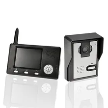 YobangSecurity 2.4G 3.5″LCD Wireless Video Door Phone Doorbell Video Door Entry System Peephole Viewer Camera 1 camera 1 Monitor