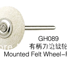 100 шт GH089 Mouted фетровый диск, зубные полировочные колеса