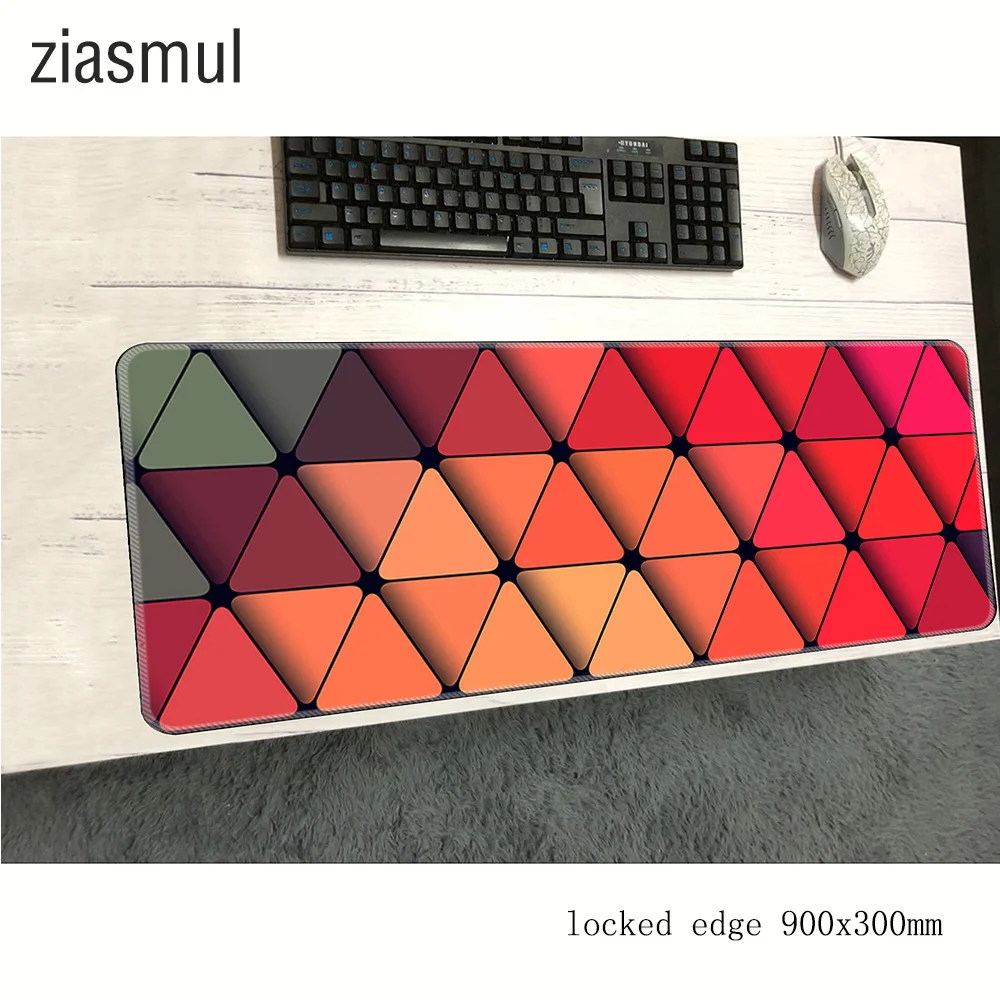 Коврик для мыши Steelseries треугольные обои большой игровой коврик клавиатуры и 900*300