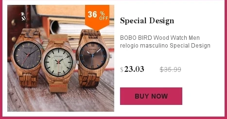 Relógio masculino BOBO BIRD