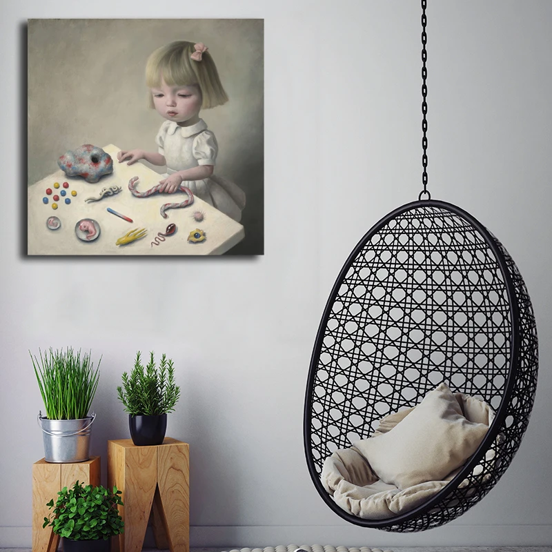 

Mark Ryden Experiment 118 Canvas Painting Print Bedroom Home Decoration Modern Wall Art Oil Painting Poster Picture Framework HD