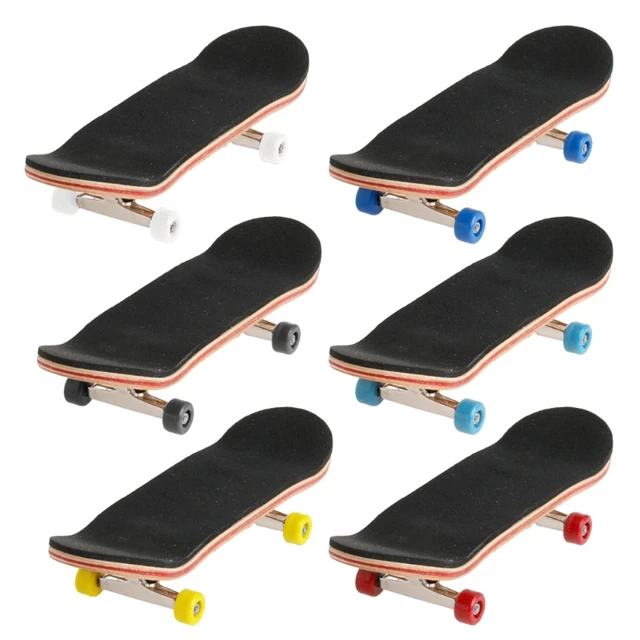 1Set Wooden Deck Fingerboard Skateboard Sport Games Kids Gift Maple Wood Set New 1