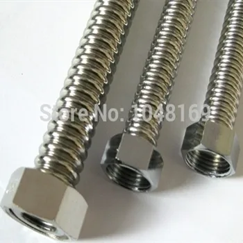 

20CM High Pressure Stainless Steel Water Connection Pipes for electric gas solar air Hot Water Heater shower inlet and outlet