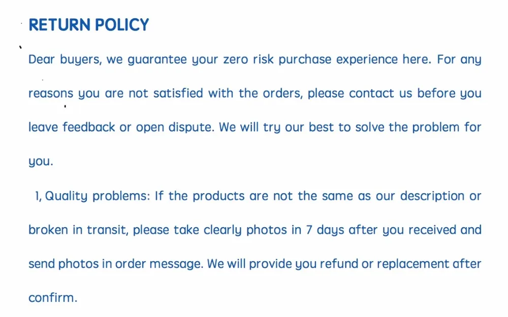 6return policy1