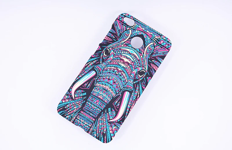 Luminous Aztec Animal Case for Xiaomi Redmi 4X Note 4X Cover Embossed Rabbit Wolf Elephant PC Funda Case For Redmi Pro Mi Mix 2 (18)