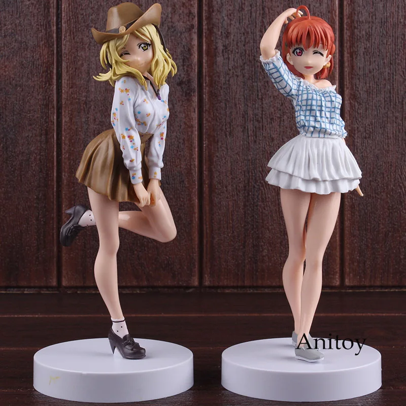 Love Live Sunshine School Idol Project Takami Chika & Mari Ohara EXQ Figure PVC Anime Love Live! Figure Collectible Model Toy Love Live Sunshine School Idol Project Takami Chika & Mari Ohara EXQ Figure PVC Anime Love Live! Figure Collectible Model Toy