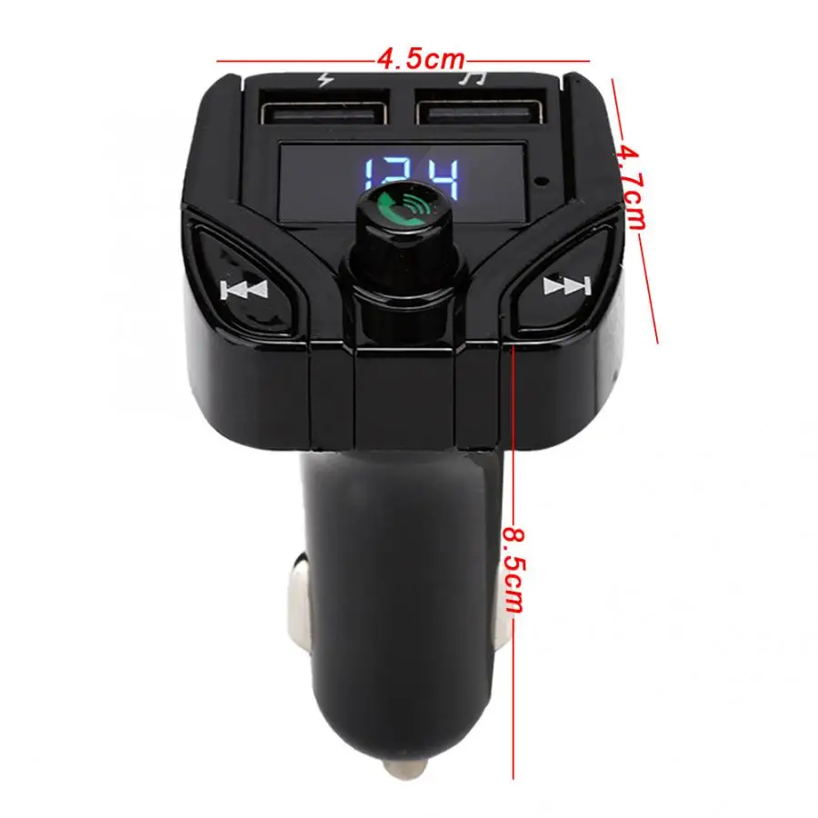 C4 Автомобильный MP3 HD шумоподавление аудио плеер Bluetooth Handfree плеер с usb зарядкой