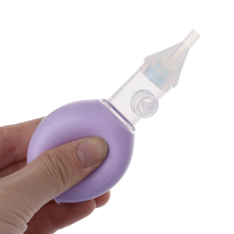 Newborn Nasal Aspirator Baby Suction Soft Tip Mucus Vacuum Runny Nose Cleaner