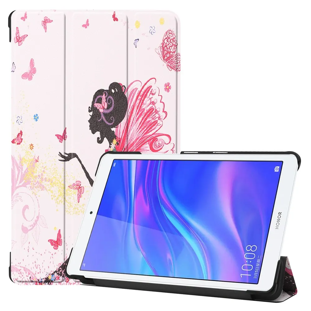 Кожаный чехол для huawei MediaPad T5 8,0 JDN2-W09/AL00 Fundas M5 Lite 8,0 чехол для планшета с откидной подставкой для huawei Honor Pad 5 8,0 чехол