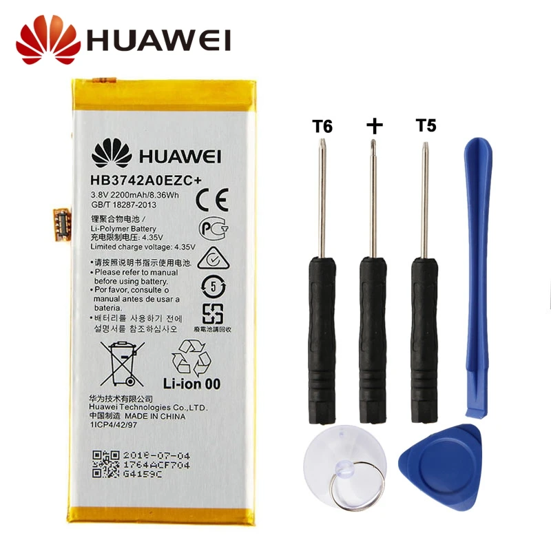 

Original Replacement Battery Huawei HB3742A0EZC+ For Huawei Ascend P8 Lite Authentic Phone Battery 2200mAh