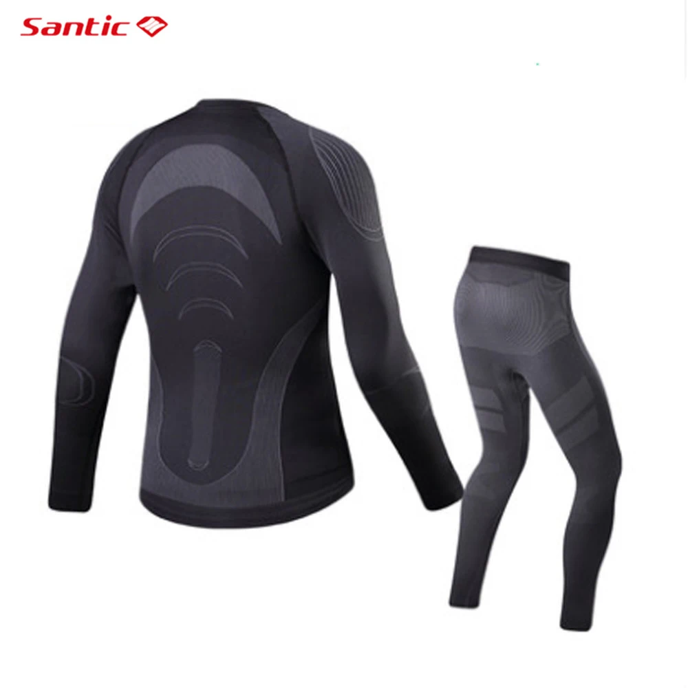 Santic Cycling Underwear Weaving Material Sports Suits Tight Thermal Warm Up Winter Sportswear Ski Motorcycle Running Base Layer Santic Cycling Underwear Weaving Material Sports Suits Tight Thermal Warm Up Winter Sportswear Ski Motorcycle Running Base Layer
