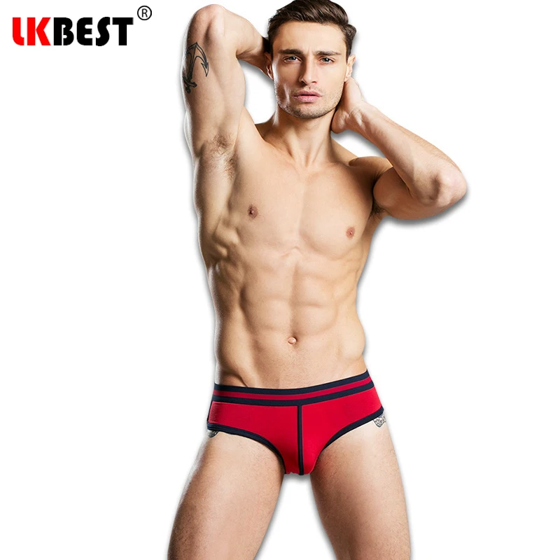 

LKBEST 6 pieces/lot Mens underwear briefs High Quality modal Comfortable men sexy briefs for gay U Convex male underpants (H06)