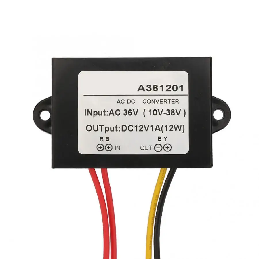 AC36V к DC12V пластик ac-dc преобразователь питания Блок питания модульный переходник инструменты