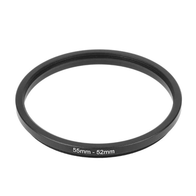 

55mm To 52mm Metal Step Down Rings Lens Adapter Filter Camera Tool Accessory New