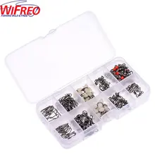 10 видов 100 шт. Смешанная загрузка рыболовные аксессуары крючки Вертлюги Вес рыболовные грузила пробки разъемы Рыболовные Снасти Коробка