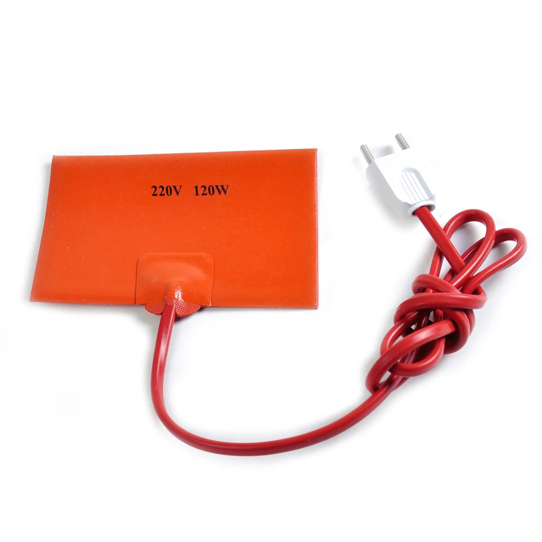 

CITALL Engine Oil Tank Wear Protect Silicone Heater Plate Pad 220V 120W 13 x 9cm EUR Plug for Water Tank Automobile Fuel Tank