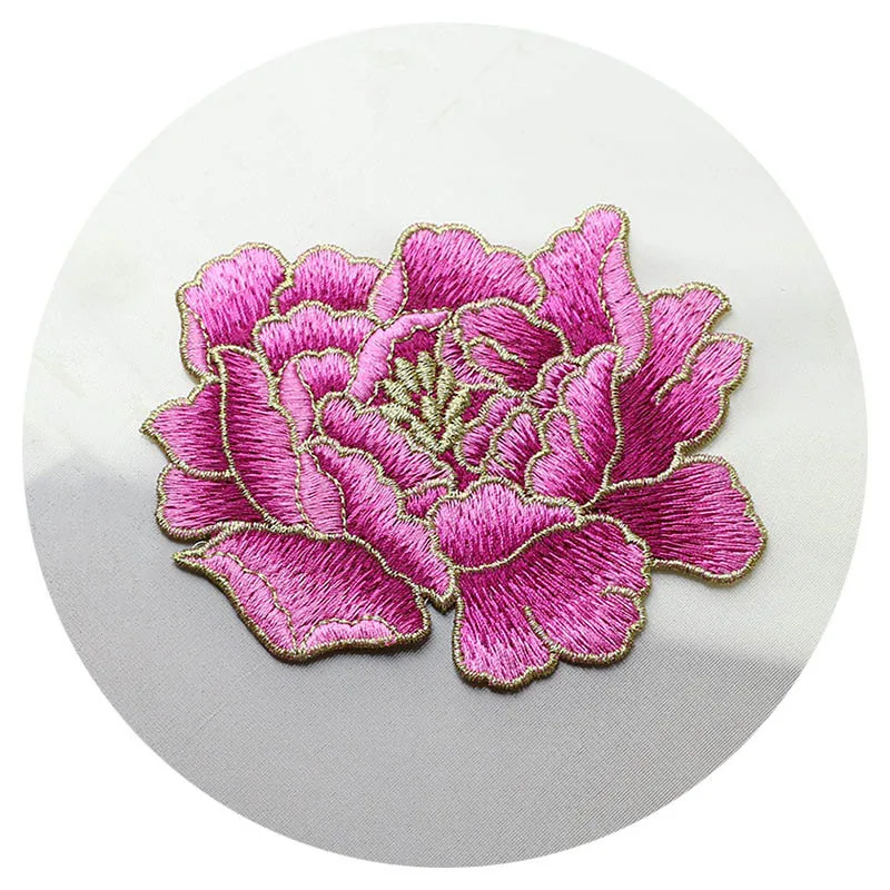 flower embroidery patches for clothes 2