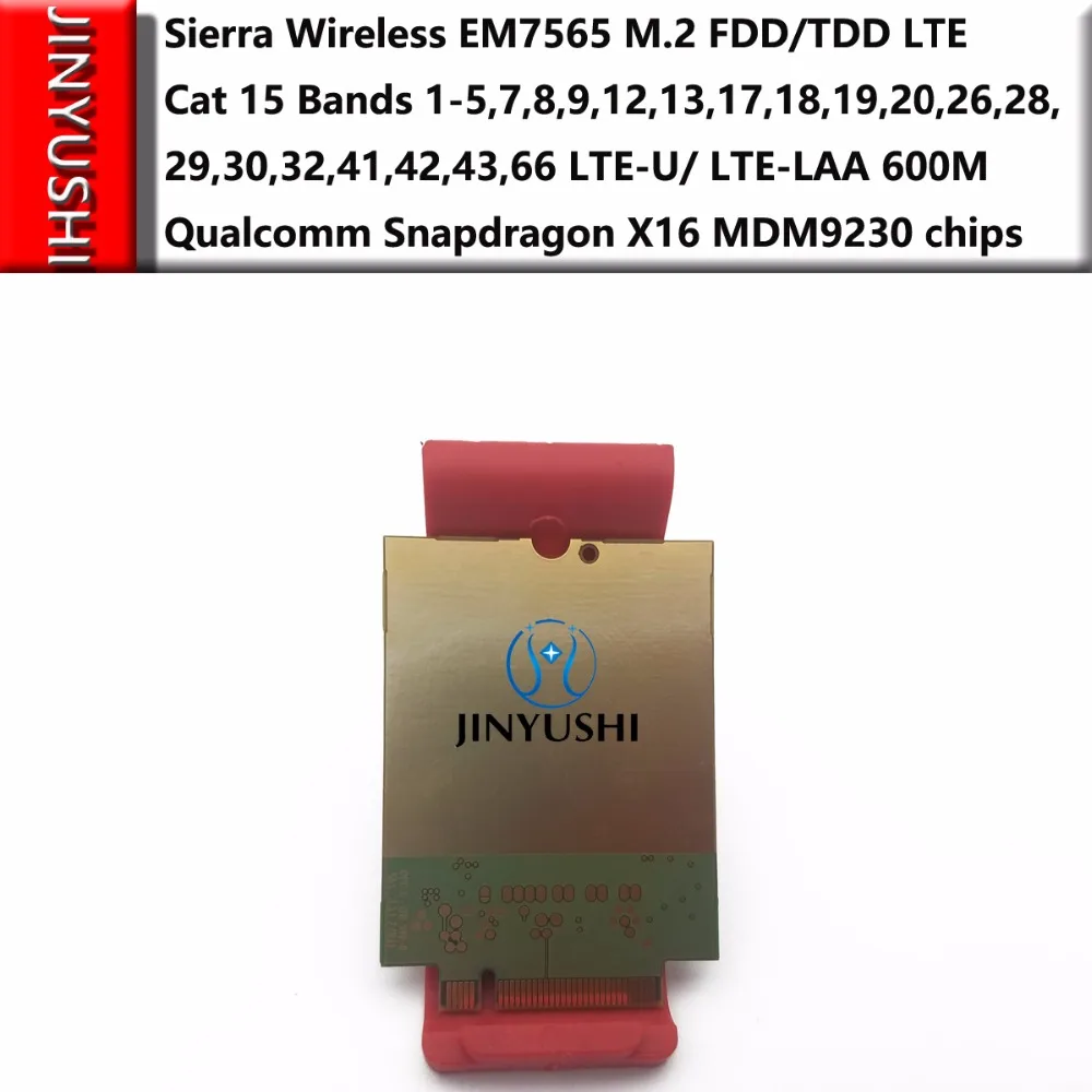 Sierra Wireless EM7565 M.2 FDD/TDD 4G 5G module/LTE U cat 12 полос Qualcomm Snapdragon X16 MDM9230 chips|sierra wireless|cat 15cat |