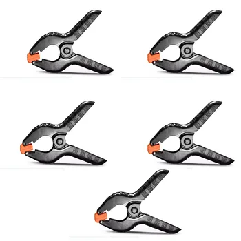 

5Pcs 10cm Backgrounds Muslin Spring Clamps Clips Photo Studio Backdrops Woodworking A Style Clamps Kit studio accessories
