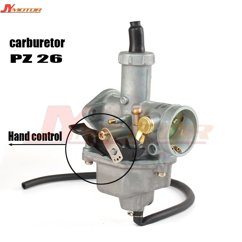 Motorcycle PZ26 26mm Lever Choke Accelerator Carburetor for KEIHIN