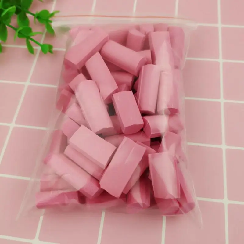 Hot Pink 70 шт./пакет слайм губка полосы Кристалл слизь поставки глина "сделай сам" пена украшение бисером подарок игрушка для детей и взрослых - Цвет: Hot Pink