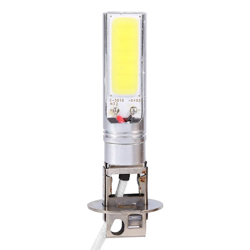 2 шт. 6,4*1,2 см DC 12 V H3 10 W 6000~ 10000 K 10000~ 12000MCD светодиодный яркий белый автомобиль авто противотуманных фар