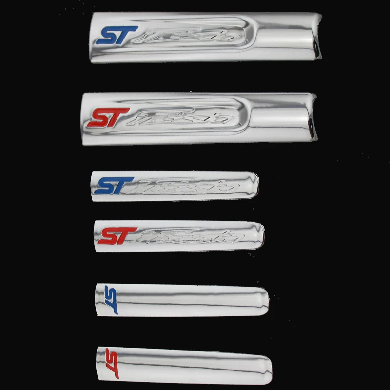 Potro coche ardiendo-estilo cromo freno de mano Ajuste de freno de mano cubierta de la etiqueta engomada para Ford Nuevo Fiesta MK7 2009-2017 partes interiores Potro coche ardiendo-estilo cromo freno de mano Ajuste de freno de mano cubierta de la etiqueta engomada para Ford Nuevo Fiesta MK7 2009-2017 partes interiores