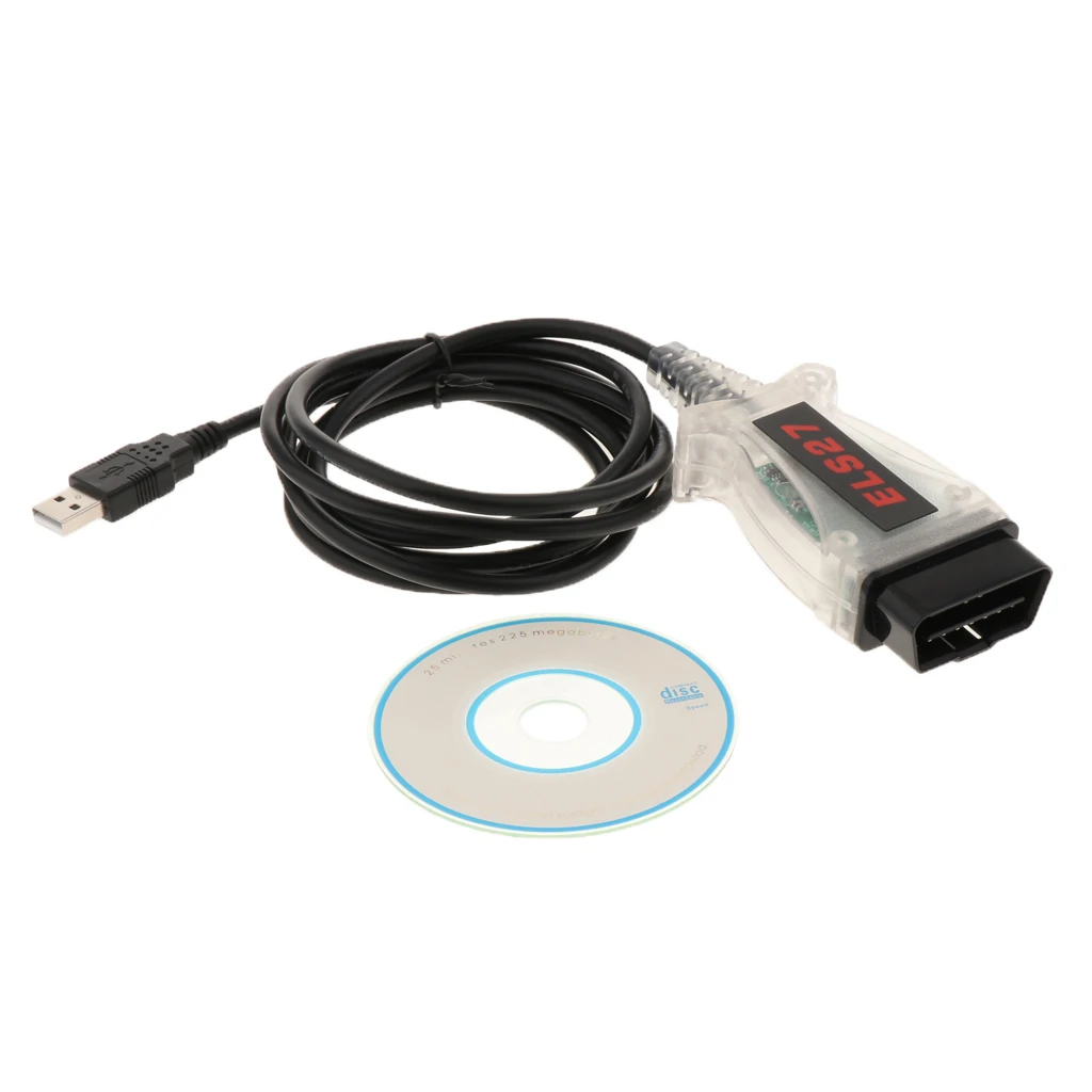 1 Pcs ELS27 FORScan OBD2 Diagnostic Scanner Code Reader for Ford/Mazda/Lincoln/Mercury Chip USB Diagnostic Interface 1.68m