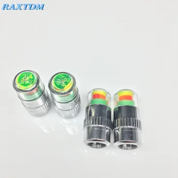 

4pcs Car Tire Air Pressure Valve Stem Caps Sensor Indicator For Mitsubishi ASX Outlander Lancer Evolution Pajero Eclipse Grandis