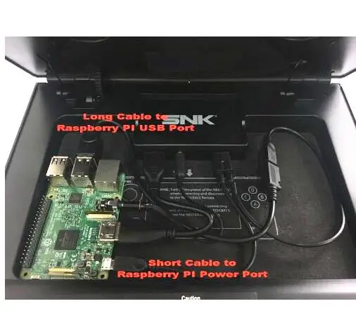

Raspberry PI 3 Cables set for NEOGEO X Dock Station, NEOGEO X HDMI and AV Cable included
