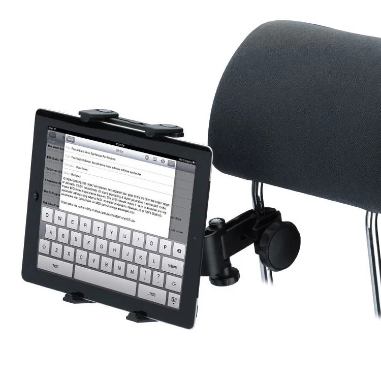 

Universal Telescopic 360 degree rotation headrest Tablet Stand for ipad / samsung / Xiaomi / huawei Tab Support seat back holder