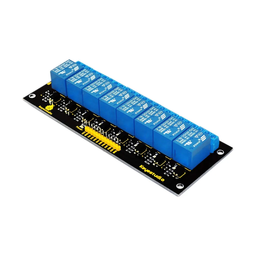 Keyestudio 8 канальный 5V релейный модуль для Arduino PIC AVR MCU DSP ARM Электронный